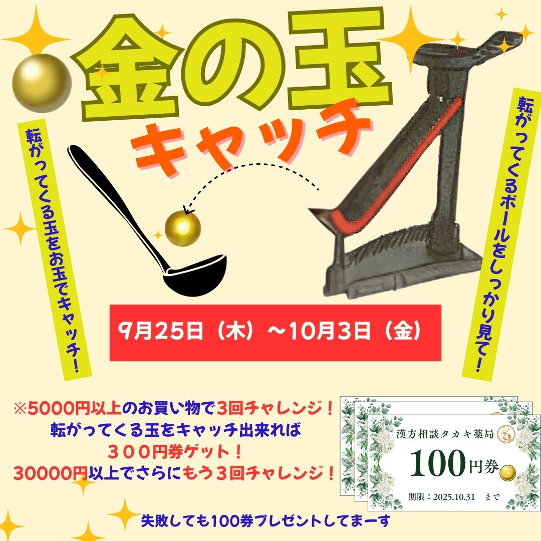 【【金の玉キャッチ】チャレンジ実施中です。】